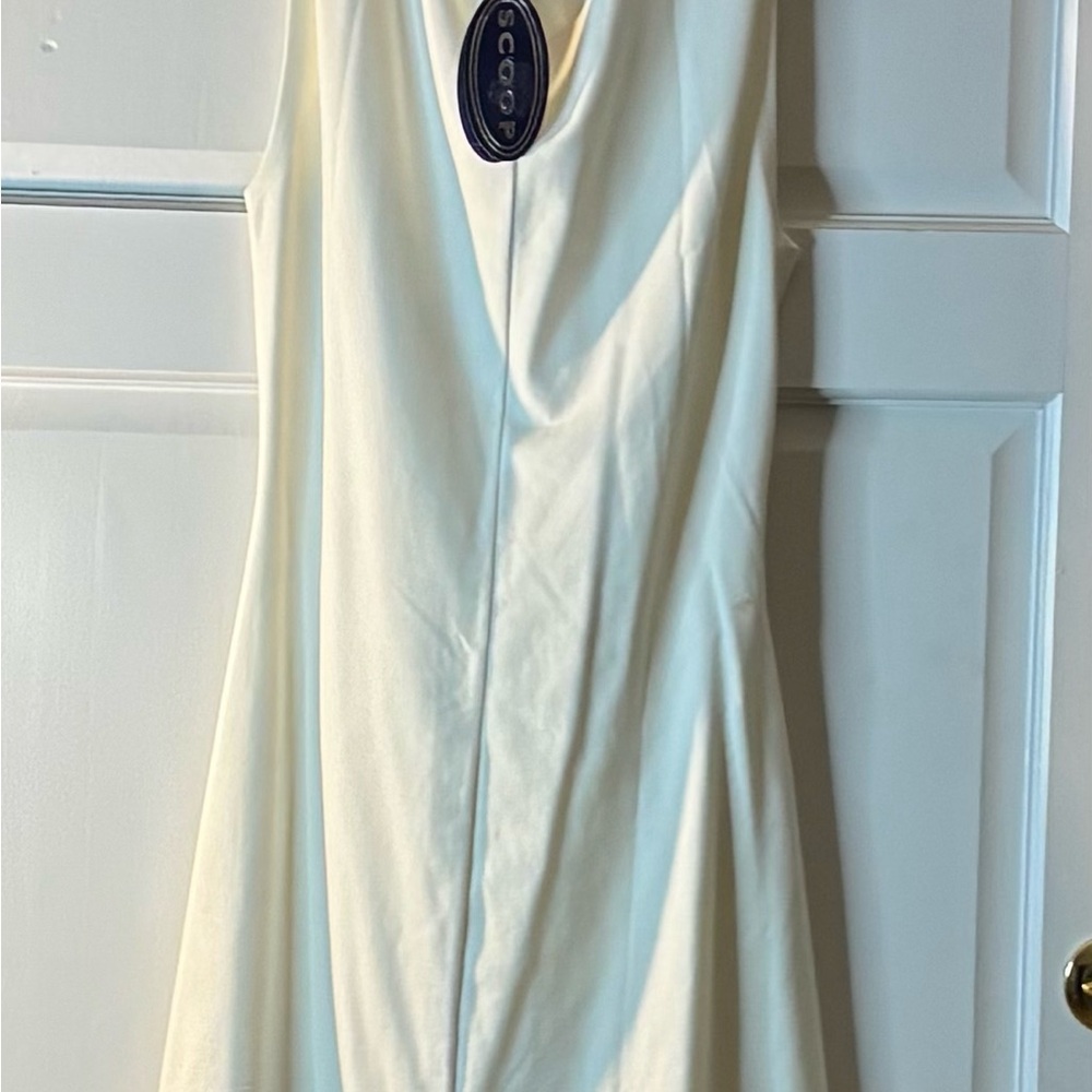 Strapless Ivory A-Line Dress